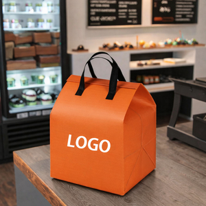 Bolsas Térmicas Desechables con Logotipo Personalizado, Impermeables, de Papel de Aluminio, Aisladas Térmicamente, para Comida Caliente o Fría, para Llevar o Entregar, Bolsa de Tela No Tejida - Product Image 2