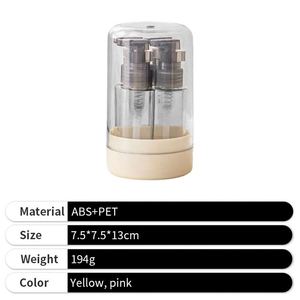 Ensemble de flacons de voyage ABS 4 en 1, rechargeables, étanches, pour cosmétiques, shampooing, gel douche, vacances, camping - Product Image 4