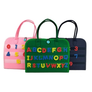 Jouets Montessori écologiques pour la maternelle, jouet sensoriel en feutre, tableau d'activités pour tout-petits avec autocollants magiques - Product Image 6