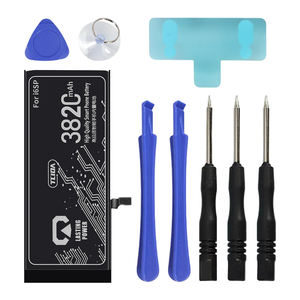 TLIDA-Batería negra para teléfono móvil, accesorio para 4, 5, 5, 6, 6S, 7, 8 Plus, X, XR, XS, 12, PRO, MAX, SE2, fabricante verificado - Product Image 1