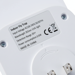 Trampa para Moscas UV, Mata Insectos Electrónico con Luz UVA de 395nm, Repelente de Mosquitos para Dormitorio y Sala de Estar - Product Image 3