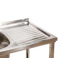 Évier commercial en acier inoxydable, grand format, portable, pour la cuisine, livraison gratuite