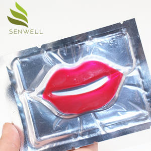 Feuille organique d'aloe vera de masque de sommeil de lèvre de collagène d'or 24K pour le traitement de beauté hydratant - Product Image 6
