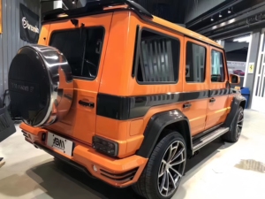 Nuovo <span class=keywords><strong>Paraurti</strong></span> in Fibra di Carbonio per <span class=keywords><strong>Mercedes</strong></span> <span class=keywords><strong>Classe</strong></span> G W463 - Montaggio Universale - Product Image 5