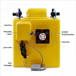 Yunqingtech Pequeña Máquina de Arenado Neumática con Agua para Pulido de Vidrio Esmerilado, Pulido de Pulseras y Joyería - Product Image 5