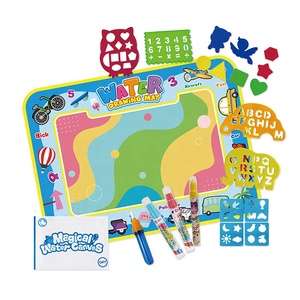 Kızlar ve erkekler için öğretici oyuncaklar karikatür desen karışıklık ücretsiz boyama yazma çocuklar için Doodle etkinlik Mat - Product Image 1