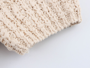 KAR & OT ZA 2025 verano <span class=keywords><strong>Mujer</strong></span> dulce <span class=keywords><strong>transparente</strong></span> tul arco Chaqueta de punto Top 2756009 - Product Image 5