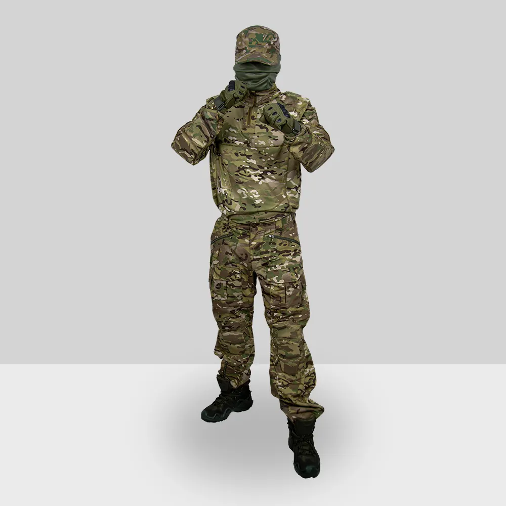 Multicam Camuflagem Tactical Clothing Calças táticas Alta qualidade Tactical Frog Suit
