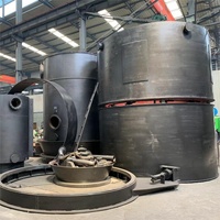 Horno de laminación de acero de doble etapa ecológico para la producción de gas de carbón, gasificador de carbón a gas