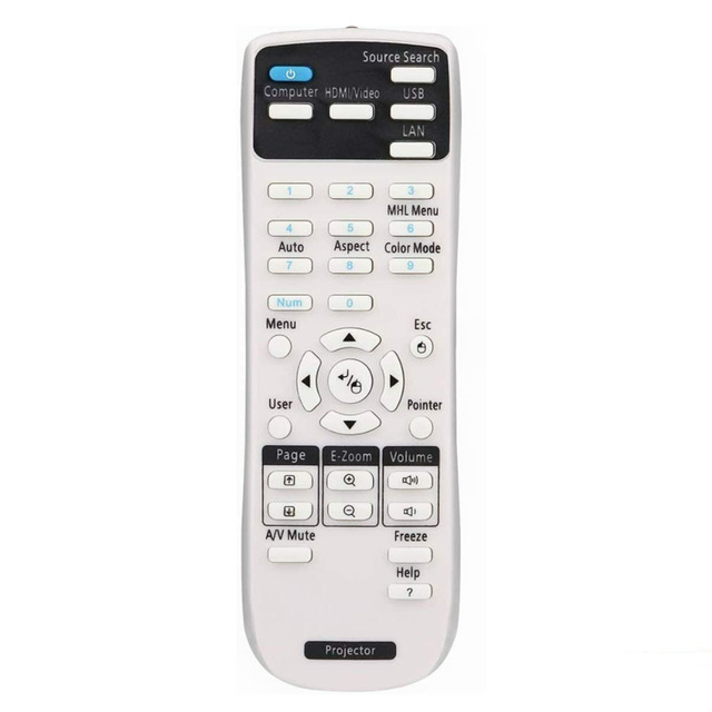 Remote Control EH-TW5200 for Epson Projector PowerLite 2000/2030 Smart if and RF Remote Control