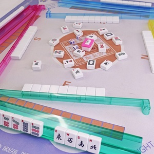 American Jewish <b>Mahjong</b> <b>Set</b> 30mm Premium <b>Set</b>, Spanish <b>Mahjong</b> <b>Set</b> with Handbag and Ruler Gift <b>Set</b> - Product Image 4