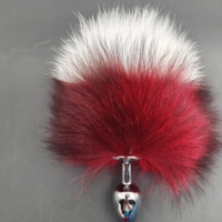 Blanco Rosa Fox Tail mujeres erótico regalo Sexy erótico Cosplay juegos aleación de aluminio Anal Plug culo juguete Cosplay juegos sexo Anal Juguetes