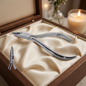 Cortaúñas Profesional de Acero al Carbono, Duradero, con Abertura de Mandíbula Ancha y Cuchilla Afilada para Uso en Dedos de Manos y Pies, Herramienta de Manicura para Adultos, de Lujo - Product Image 1