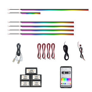 Kit de Luces Ambientales Universales 10 en 1, Tiras LED, Iluminación Interior Atmosférica - Product Image 1