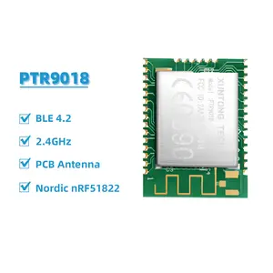 NRF51822 Control de largo alcance ANT 2,4 GHz transmisor inalámbrico IoT Módulo Bluetooth de eficiencia energética