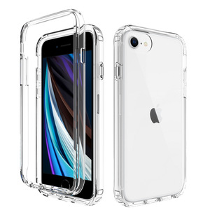 Pour <span class=keywords><strong>IPhone</strong></span> étui de protection transparent transparent tout compris deux-en-un anti-chute antichoc étui de téléphone portable - Product Image 4