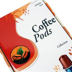 กล่องไปรษณีย์สำหรับกาแฟแบบกำหนดเอง พร้อมหน้าต่างแบบวาล์ว สำหรับบรรจุภัณฑ์เมล็ดกาแฟคั่วสด ขายส่ง - Product Image 1