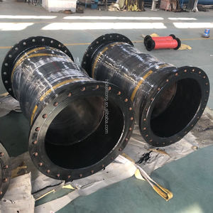 <span class=keywords><strong>Tuyau</strong></span> de dragage flexible à grande <span class=keywords><strong>diamètre</strong></span> (8, 10, 12 pouces) avec bride en caoutchouc - Product Image 2