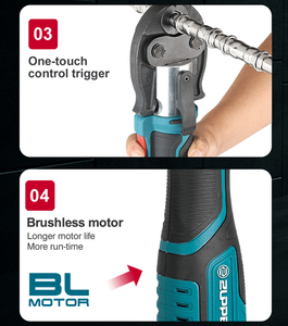 Outils de <span class=keywords><strong>plomberie</strong></span> Presse MP-1930 Pex Pro Press Outil de sertissage pour raccords en <span class=keywords><strong>cuivre</strong></span> Outil de sertissage professionnel pour tuyaux à batterie - Product Image 4