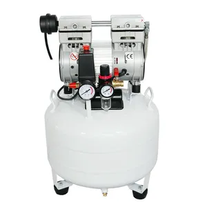 AC 220V 110V 750W 35L China Supplier Eco-friendly oil less low noise silent Hospital medical dental air compressor