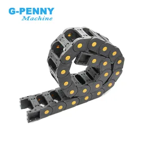 Plastic Drag Chain Cable Carrier 25x25 ,25x38, 25x50 ,57, 77. Bridge Closed Type Engineering Chain Cable Carrier Drag Chain