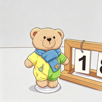Teddy ISLAND Combinaison à blocs de couleurs jaune-vert, sous licence mondiale, avec écharpe bleue en peluche motif ours Teddy