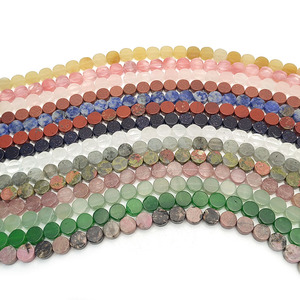 Cuentas de <span class=keywords><strong>Piedra</strong></span> Naturales Redondas, Dijes de Cristal para Sanación Energética, Pulsera de Chakra, Collar, Fabricación de Joyas, Manualidades, Suministros para Regalos - Product Image 3