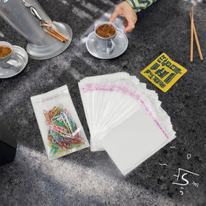 Sacs d'emballage en plastique transparent personnalisés, sacs OPP auto-adhésifs pour bonbons et vêtements, impression offset sur surface - Product Image 3