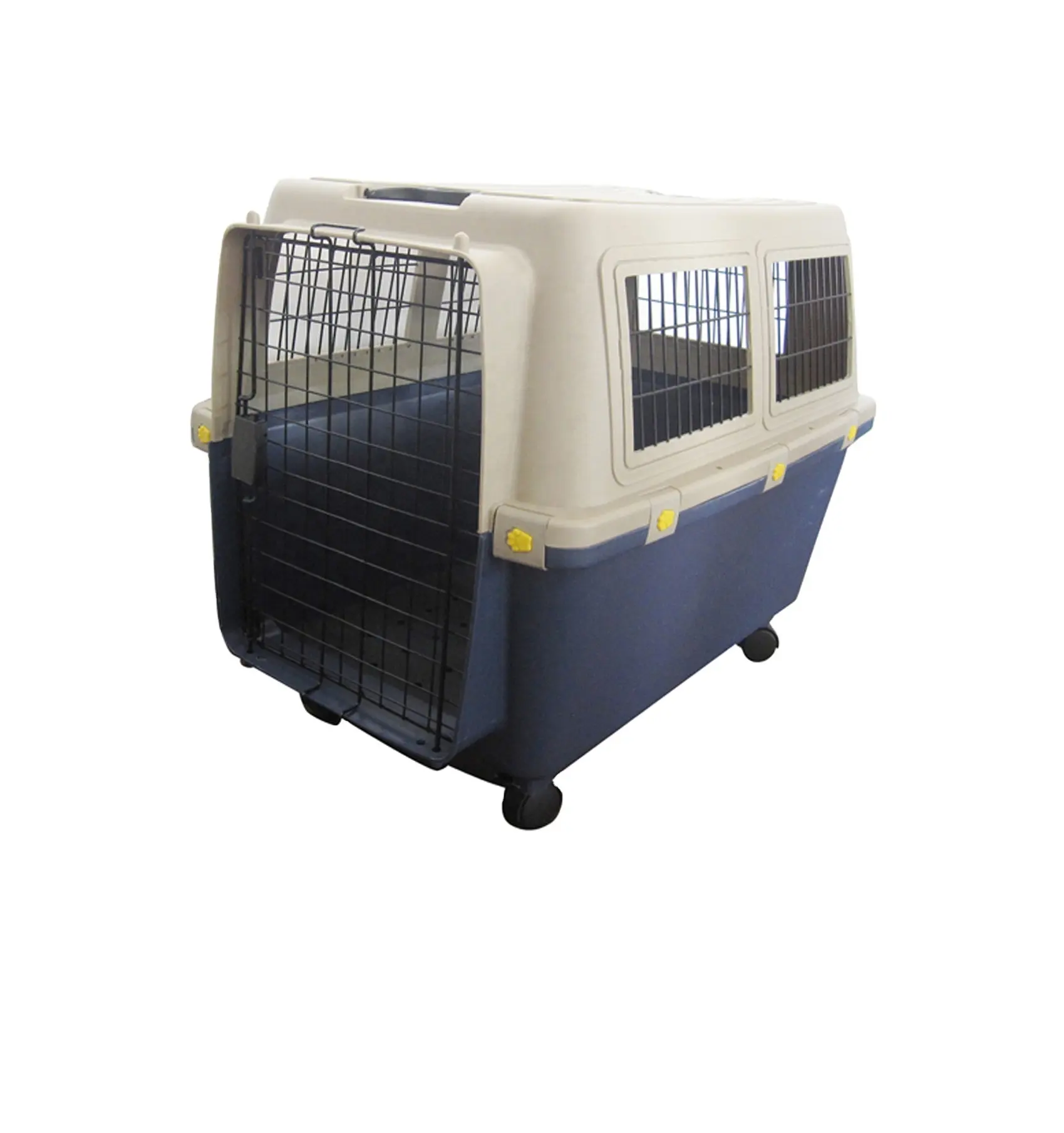 ORIENPET & OASI SPET Kunststoff-Hunde träger mit Rädern Lager bestände NTD8887B Haustier träger