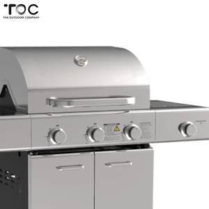 <span class=keywords><strong>Barbecue</strong></span> à <span class=keywords><strong>gaz</strong></span> commercial <span class=keywords><strong>ou</strong></span> domestique en <span class=keywords><strong>acier</strong></span> inoxydable à 3 brûleurs facile à assembler pour restaurants cuisines extérieures - Product Image 2