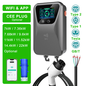 1 station de recharge rapide BYD certifiée SAA pour l'Arabie Saoudite, 32A <span class=keywords><strong>7</strong></span>,5 <span class=keywords><strong>kW</strong></span>, batterie domestique pour <span class=keywords><strong>voiture</strong></span> électrique BYD, <span class=keywords><strong>chargeur</strong></span> AC EV <span class=keywords><strong>7</strong></span> <span class=keywords><strong>kW</strong></span> conforme ISO 15118 - Product Image 1