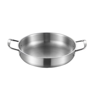 Marmite à <span class=keywords><strong>soupe</strong></span> en acier inoxydable de conception coréenne Yolecen avec fond épaissi, compatible gaz et induction, passe au lave-vaisselle - Product Image 1