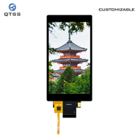 Modul Layar LCD IPS TFT Vertikal Persegi Panjang 5.0 Inci 480*854 ST7701S SPI MIPI Papan Penggerak CTP Layar Panel Sentuh Kapasitif