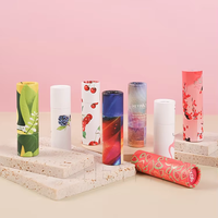 Heypack Marque En Gros 1.5g 4g En Plastique Papier Baume À Lèvres Emballage Twist up Papier Baume À Lèvres Vide Tube Conteneurs