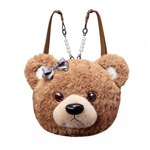 personnalisé mini sac à dos en peluche pour l'école mignon enfants PP coton remplissage maille doublure soulagement du Stress - Product Image 2