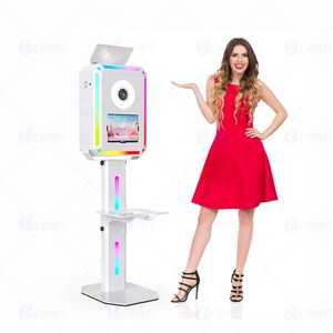 Cabina de fotos con impresora kiosco <span class=keywords><strong>surface</strong></span> <span class=keywords><strong>pro</strong></span> photobooth Shell Cámara cabina de fotos boda iPad DSLR cabina suministros para fiestas - Product Image 6