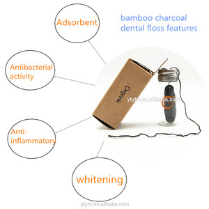 <span class=keywords><strong>Fil</strong></span> <span class=keywords><strong>dentaire</strong></span> en bambou au charbon <span class=keywords><strong>de</strong></span> bois noir pour le nettoyage buccal - Product Image 6