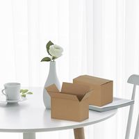 Cajas de Envío de Cartón Corrugado Kraft, Cajas Pequeñas para Envíos Postales, Cartón Marrón Personalizado