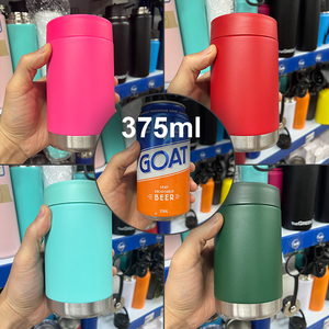 กระบอกเก็บความเย็น/ร้อนสำหรับกระป๋องโค้ก/เบียร์ ขนาด 12 ออนซ์ 350 มล. ทำจากสแตนเลสทรงเพรียวบาง เก็บอุณหภูมิได้นาน เหมาะสำหรับงานปาร์ตี้ - Product Image 2