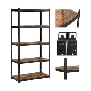קל להרכיב mdf לוח המוסך מדפים ברזל מדף 5 שכבות מחסן מדף מחסן שכבה - Product Image 5
