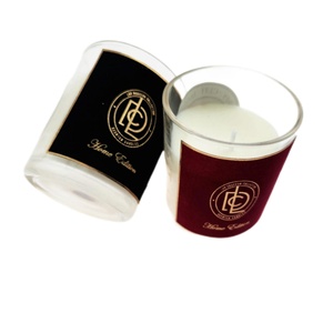 Autocollants en velours pour bougies parfumées de luxe, étiquettes pour pots de bougies et bouteilles de parfum, marque privée - Product Image 6