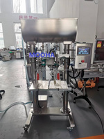 Système de remplissage semi-automatique par pesage pour boissons, remplisseur de 5-25 kg pour bidons et seaux d'huile lubrifiante liquide, machine de remplissage servo-pesante