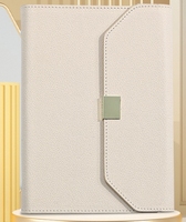 A5 PU cuir cahier à trois feuilles mobiles ensemble cadeau haut de gamme affaires bureau étudiants exquis bloc-notes