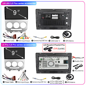 Lehx L6 Pro Ai Bằng Giọng Nói 5G Đài Phát Thanh Xe Đa Phương Tiện GPS Cho Mazda 5 2005 - 2010 Stereo 2 DIN Autoradio12 Tự Động Carplay DVD - Product Image 6