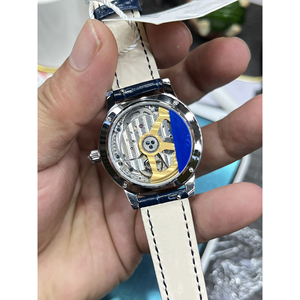 Reloj de Negocios Elegante para Mujer Shanghai de 22 mm con Cristal de Zafiro, Detalles de Moissanita, Resistente al Agua, Fase Lunar, Acero Inoxidable - Product Image 4