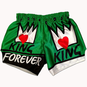 Pantalones Cortos de Boxeo de Alta Calidad para Entrenamiento de <span class=keywords><strong>Muay</strong></span> <span class=keywords><strong>Thai</strong></span> en Tailandia, con Abertura Alta, Tradicionales - Product Image 4