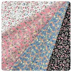 Vải Voan Hàn Quốc Nhẹ Thoáng Khí 100% Polyester Giá Rẻ Cho Váy Nữ Hijab Hồi Giáo