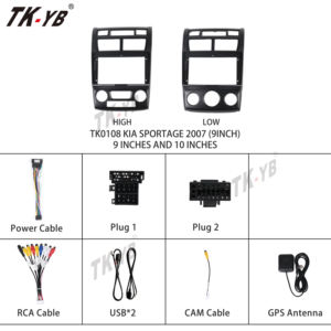 Pour <span class=keywords><strong>Kia</strong></span> <span class=keywords><strong>Sportage</strong></span> <span class=keywords><strong>2007</strong></span> lecteur DVD de voiture précision Fit après-vente système multimédia haute compatibilité cadre Durable ABS 1 an - Product Image 5