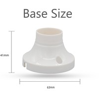 Vente en gros douille à vis E27 douille de lampe douille ronde E27