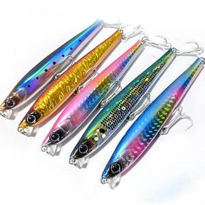 Señuelo de pesca Pin Tail Sawara Minnow, de hundimiento pesado, de ABS, duro, para pesca en agua salada, señuelo de lanzado para lubina, pesca en barco, fabricante OEM - Product Image 1